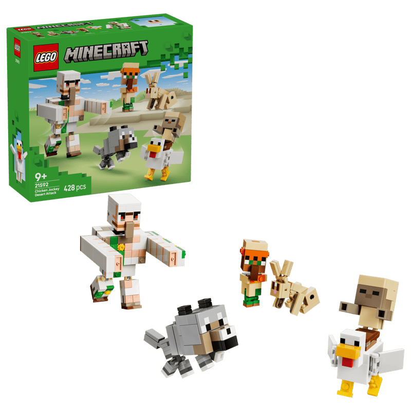 LEGO Minecraft Angriff des Hühnerreiters in der Wüste 21592