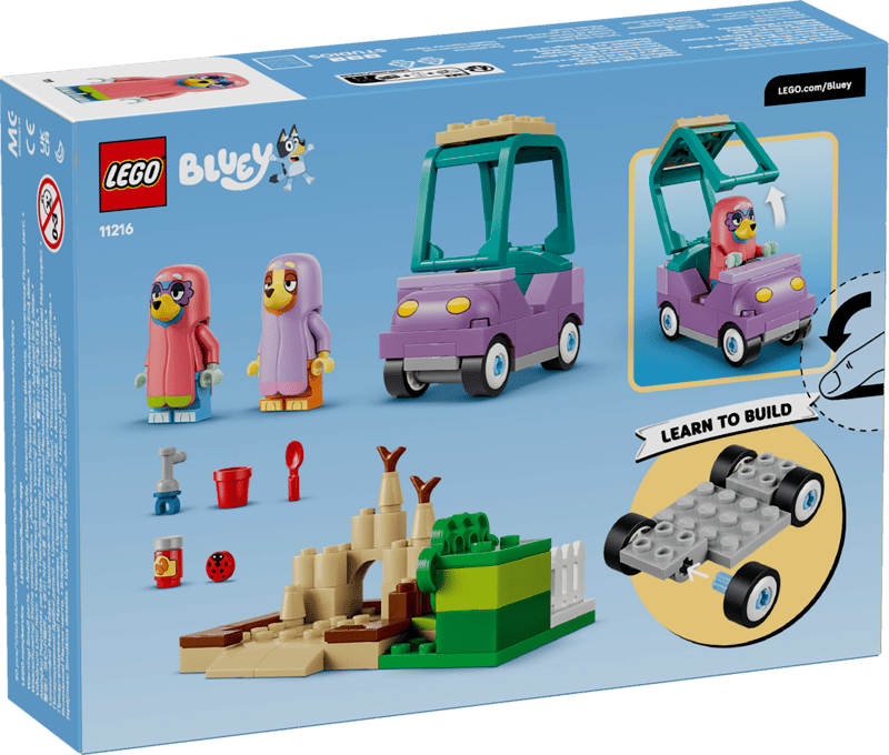 LEGO Bluey Omas mit Bingo und Bluey 11216