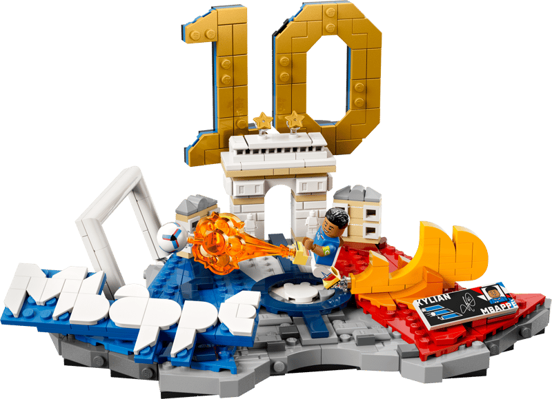 LEGO® Editions Kylian Mbappé – Fußball-Highlights 43013