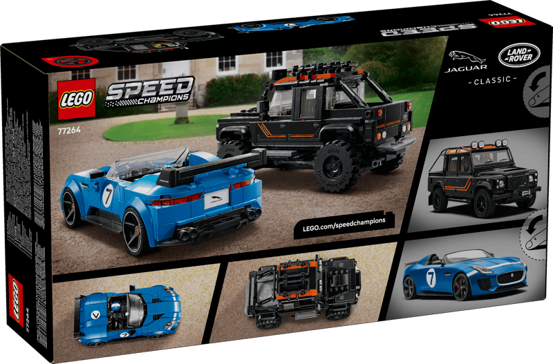 LEGO Speed Champions Jaguar Project 7 & Land Rover Defender 77264