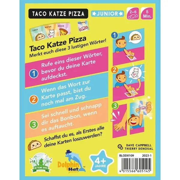 Blue Orange Taco Katze Pizza Junior