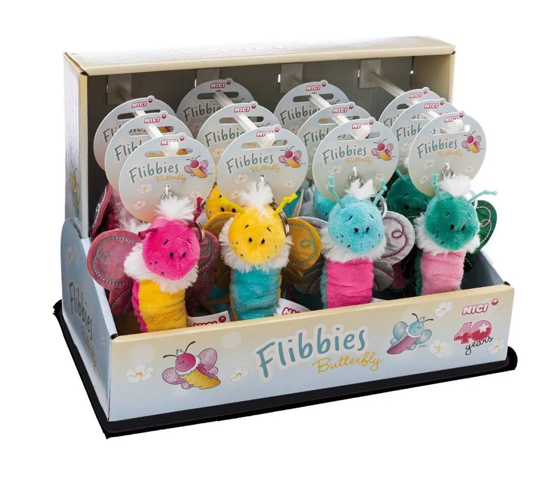 Nici Schlüsselanhänger Flibbies Schmetterling ass.