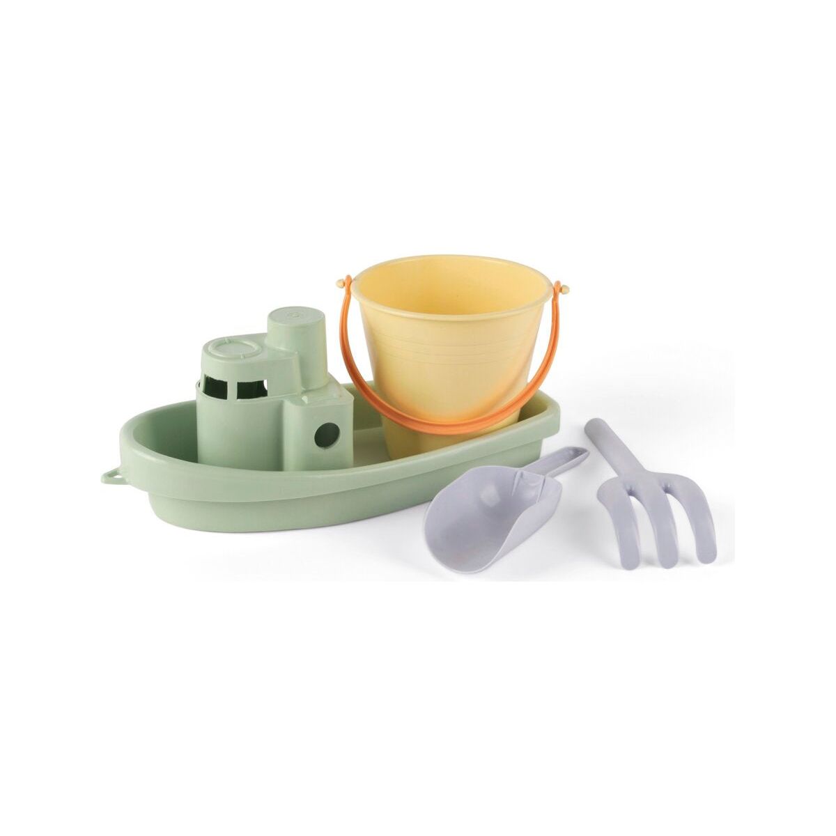 dantoy classic pastel boat and bucket set