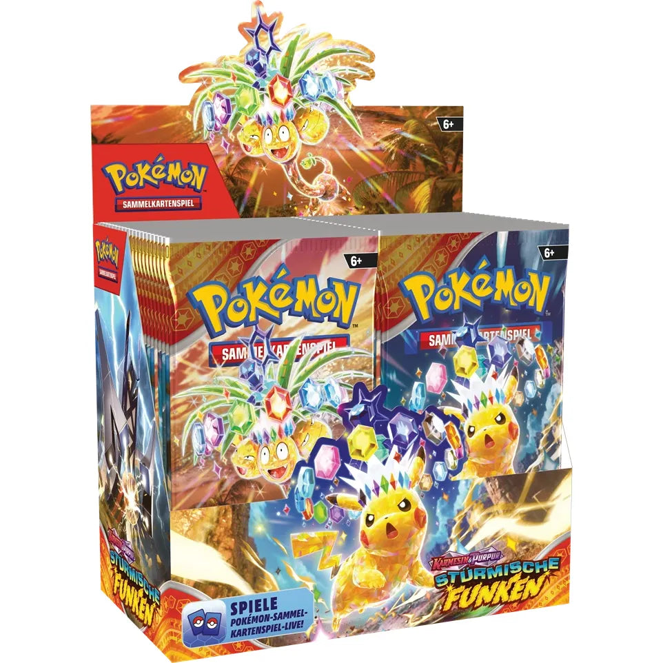 Pokémon SV08 Stürmische Funken Booster 10k