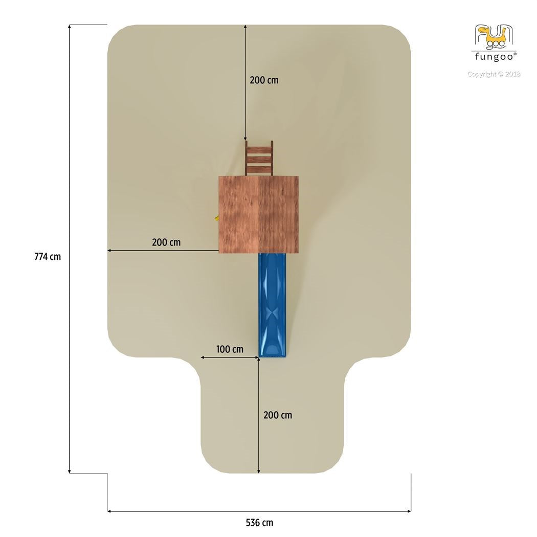 Fungoo JOY slide BLUE