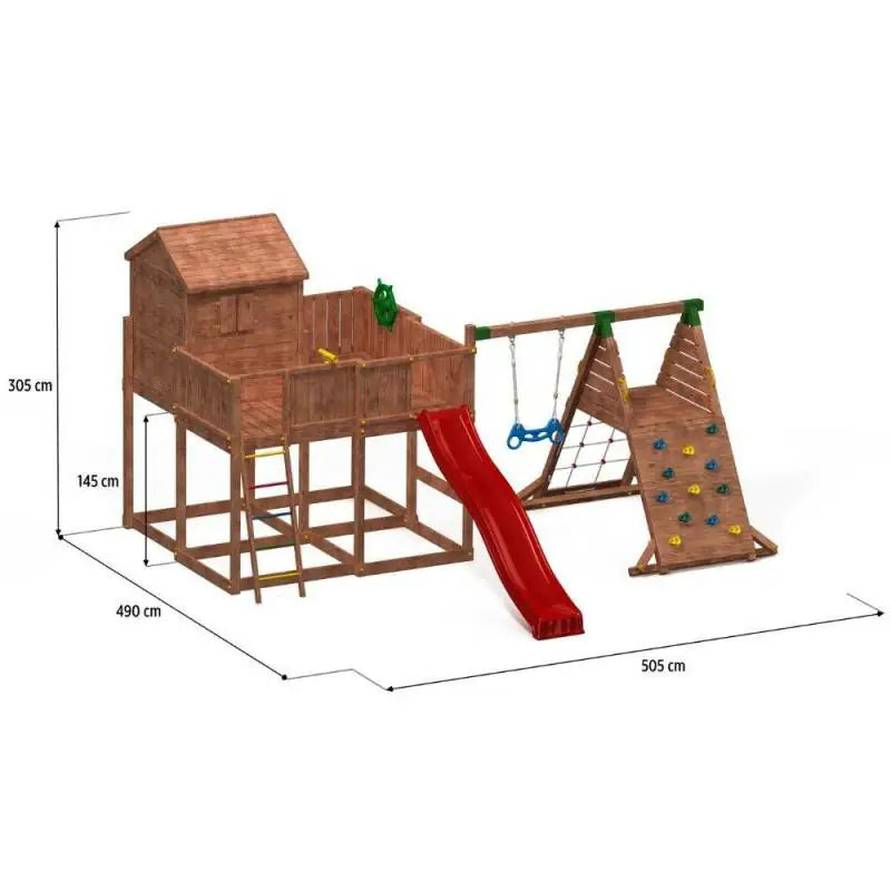 Fungoo SET MySPACE XL SPIDER slide RED