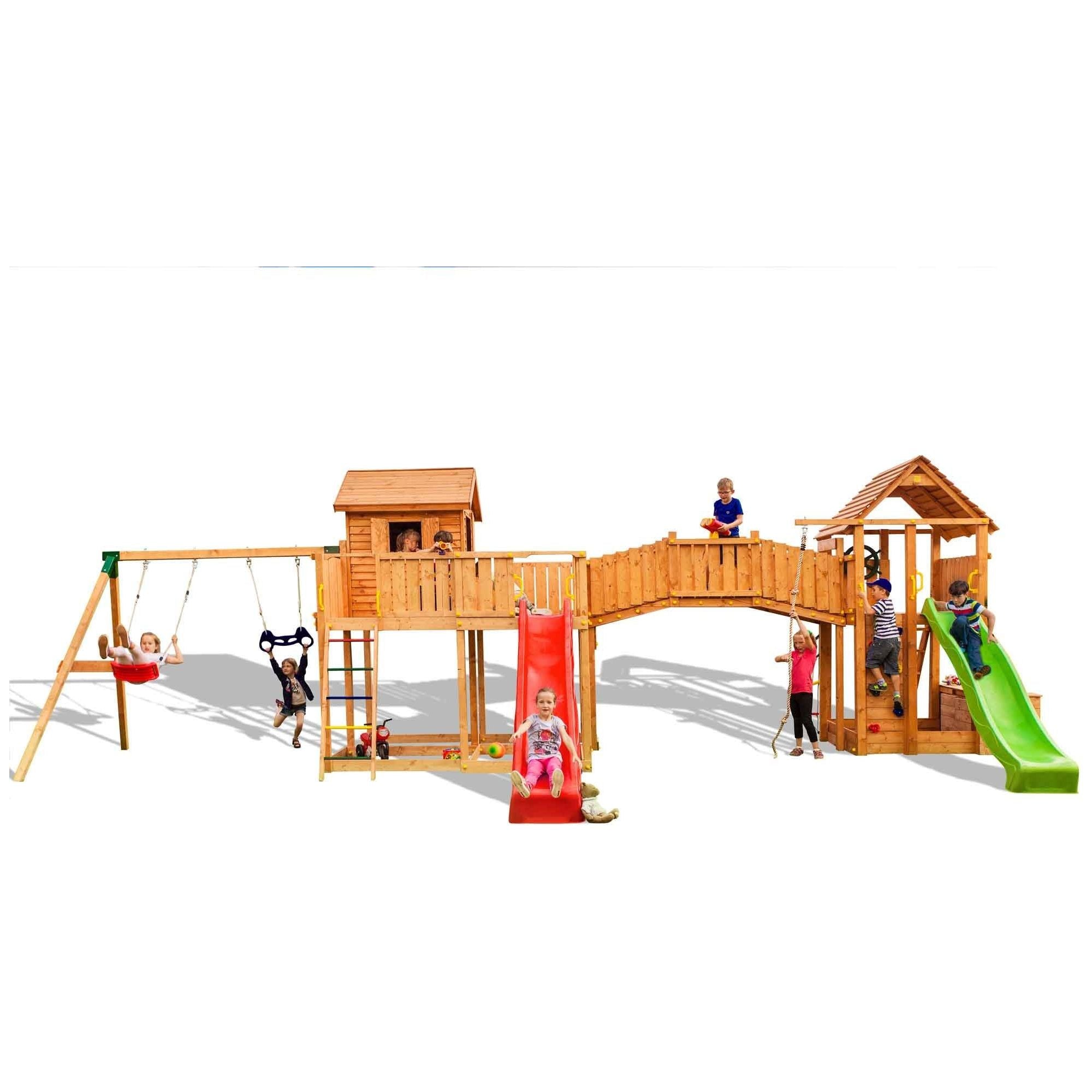 MAXI SET Fungoo SMILE FARM slide RED,GREEN