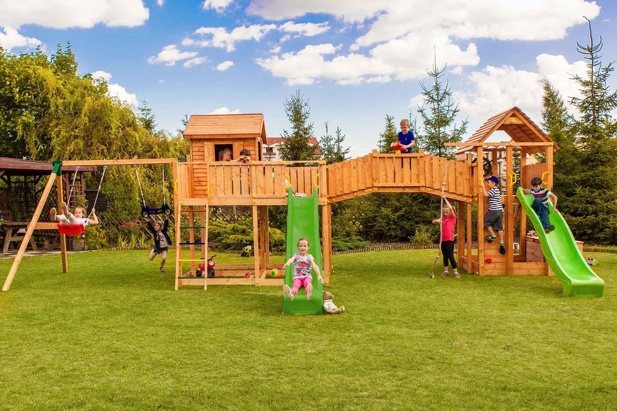 MAXI SET Fungoo SMILE FARM slide RED,GREEN