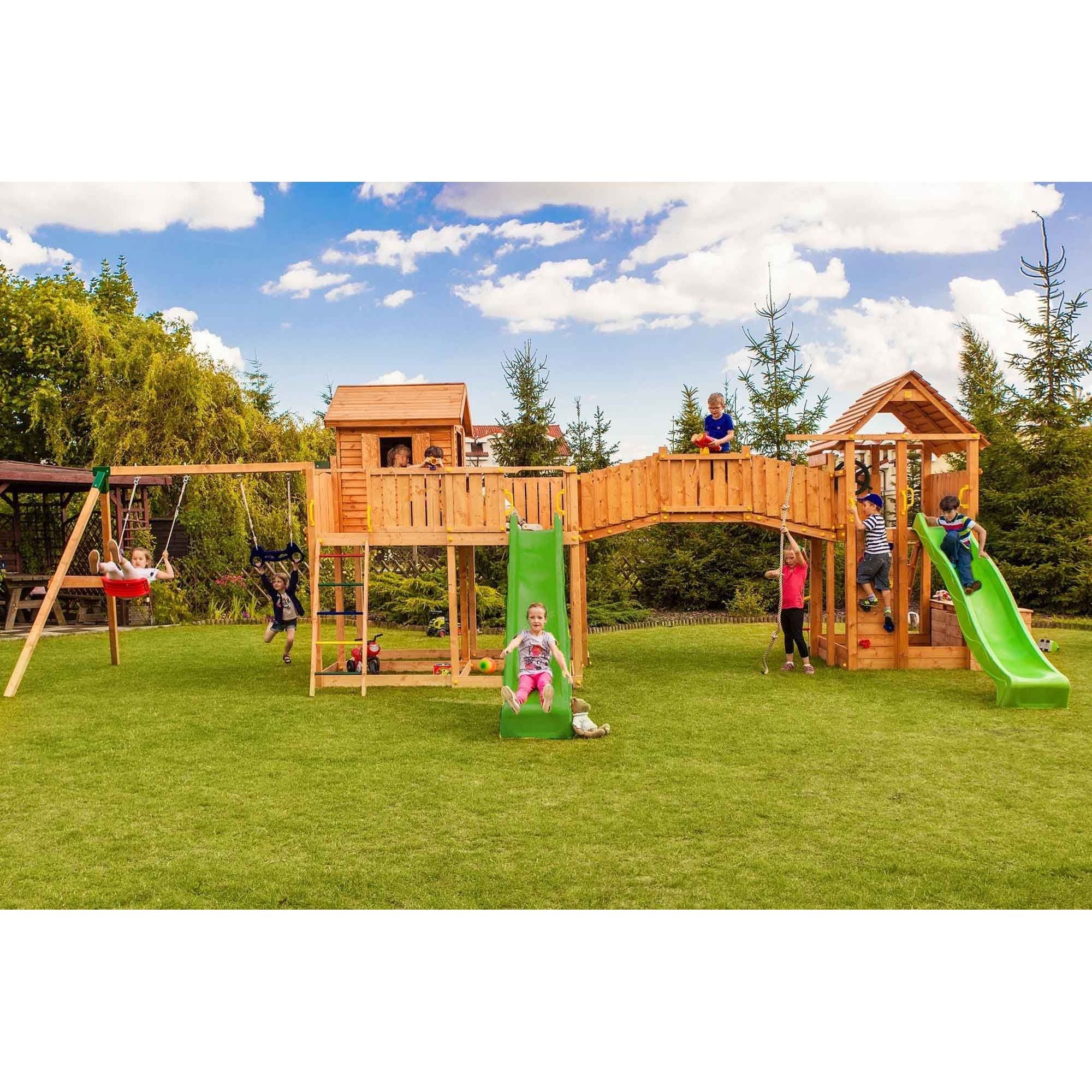 MAXI SET Fungoo SMILE FARM slide RED,GREEN