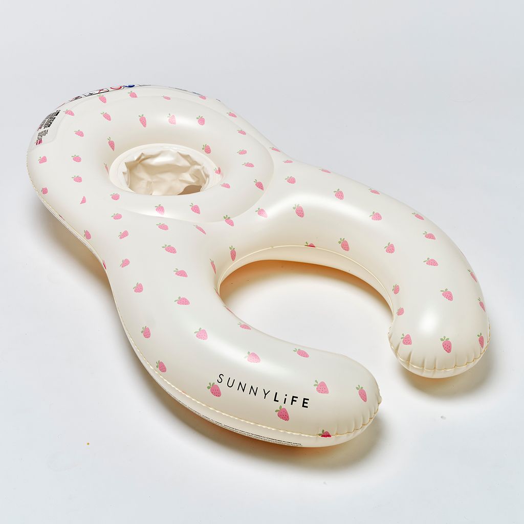 Sunnylife Schwimmender Babysitz EU Strawberry Sunshine
