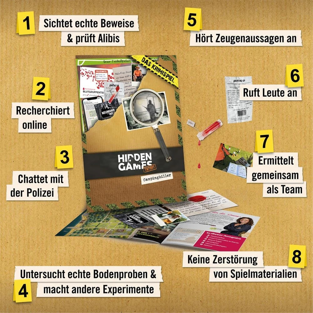 Hidden Games Campingkiller – Krimispiel