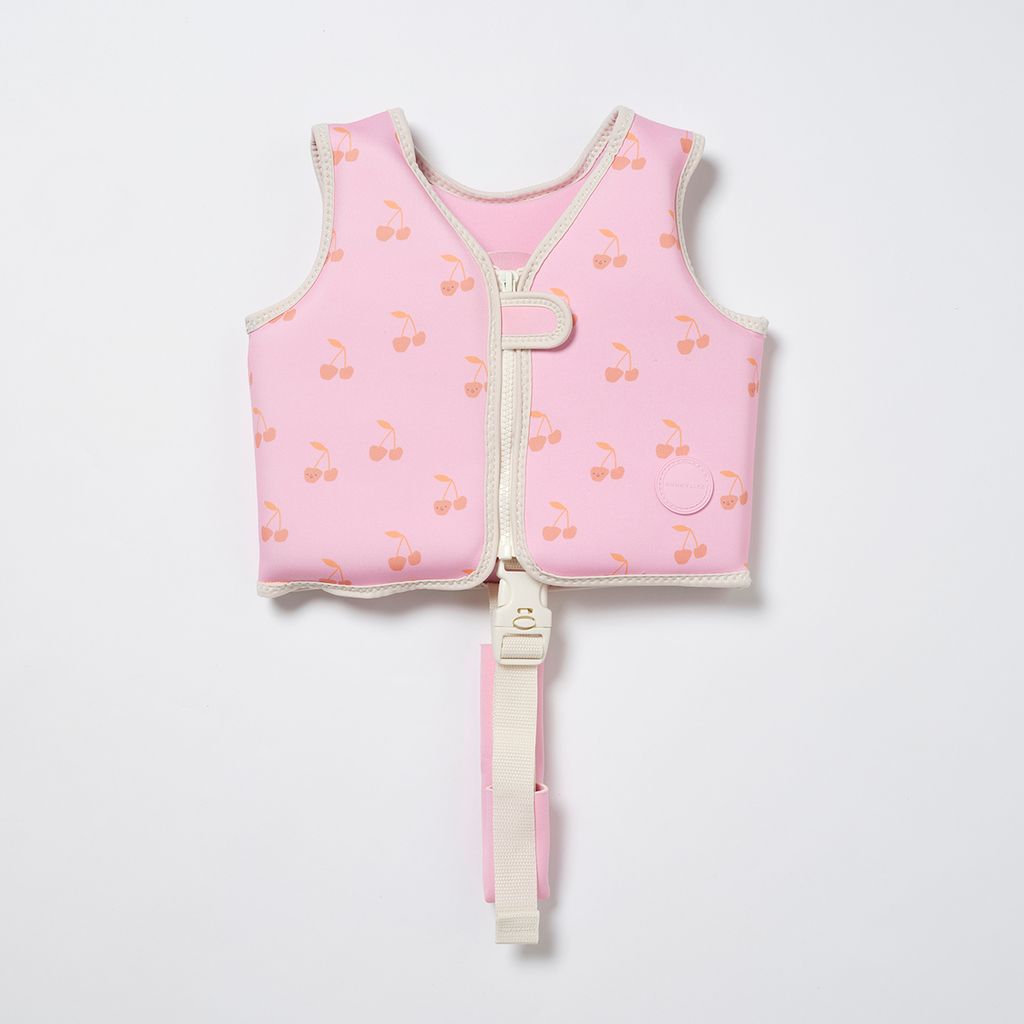 Sunnylife Kinder Schwimmweste 1-2 Cotton Candy Cherry