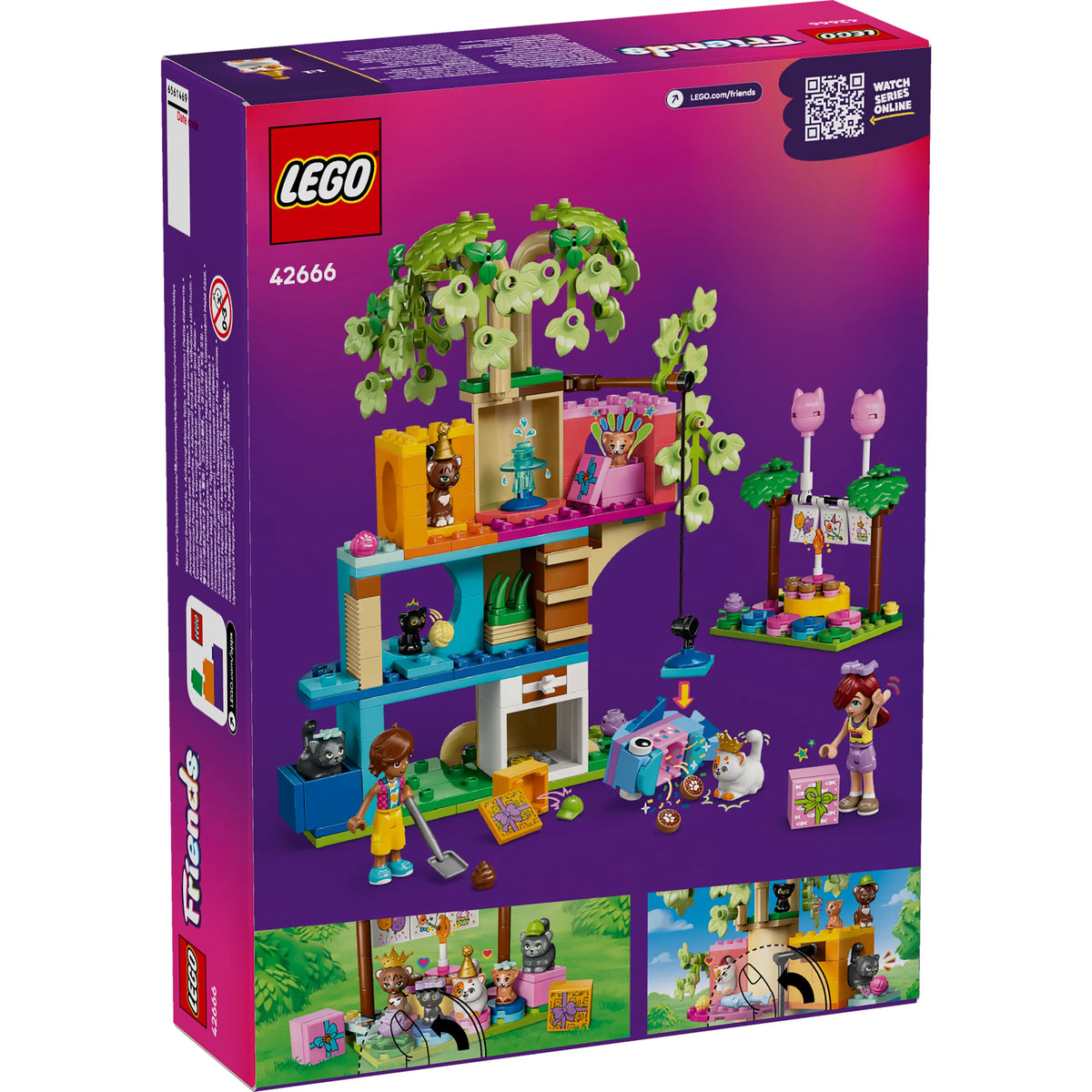 LEGO Friends Katzengeburtstagsparty & Baumhaus 42666