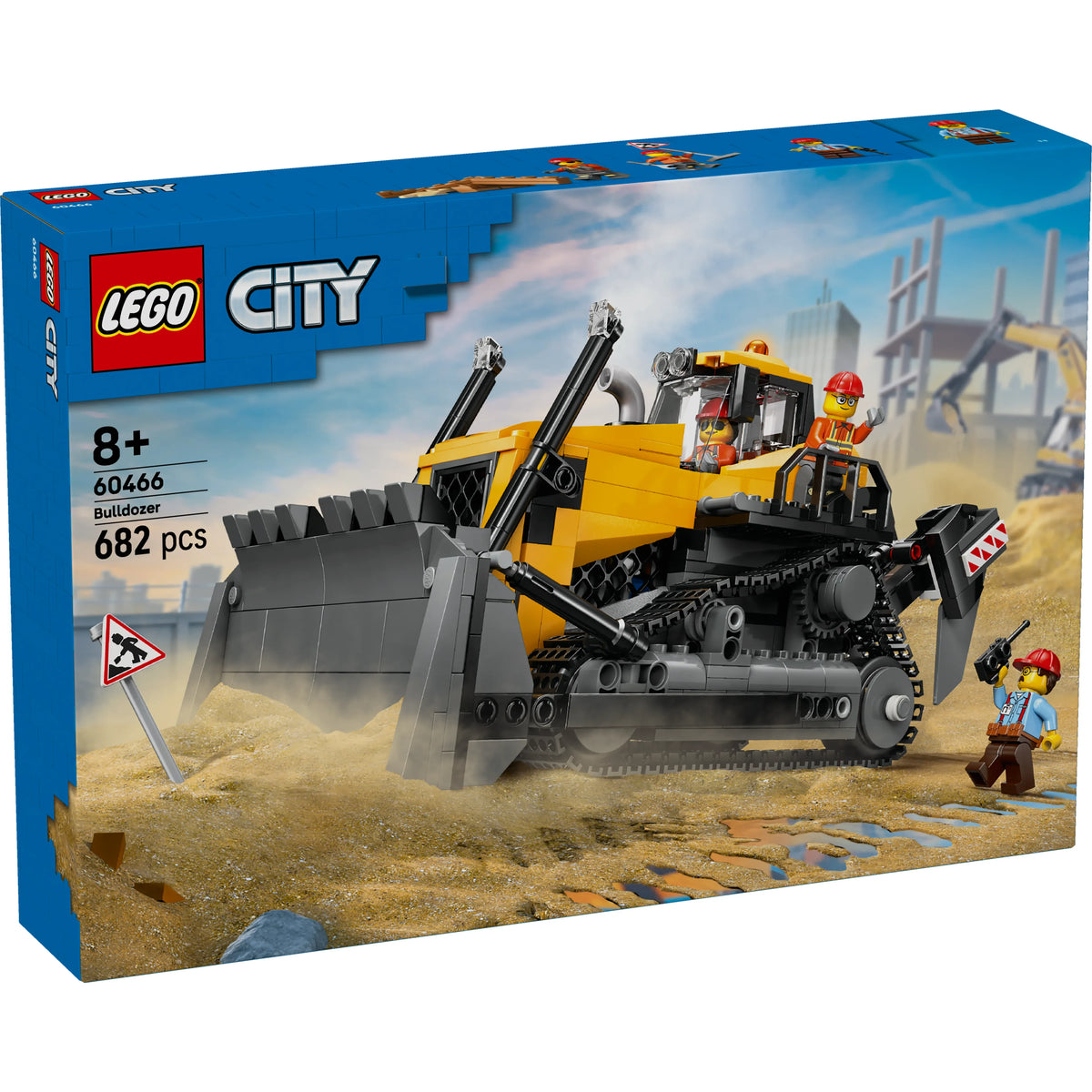 LEGO City Gelber Bulldozer 60466