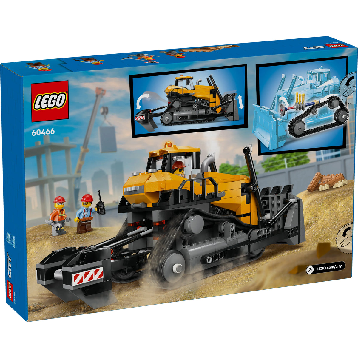 LEGO City Gelber Bulldozer 60466