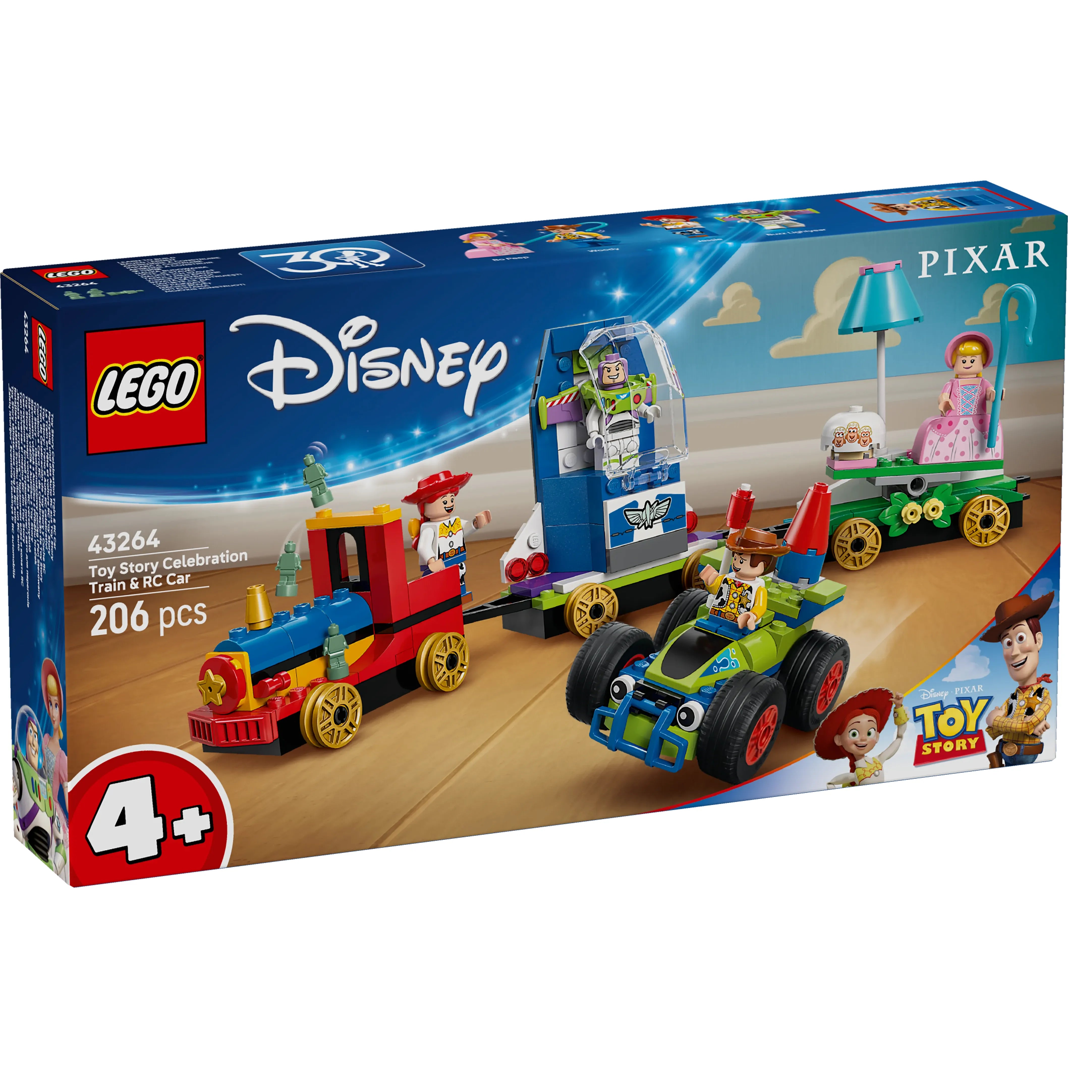 LEGO Disney Pixar Partyzug und das Auto RC aus Toy Story 43264