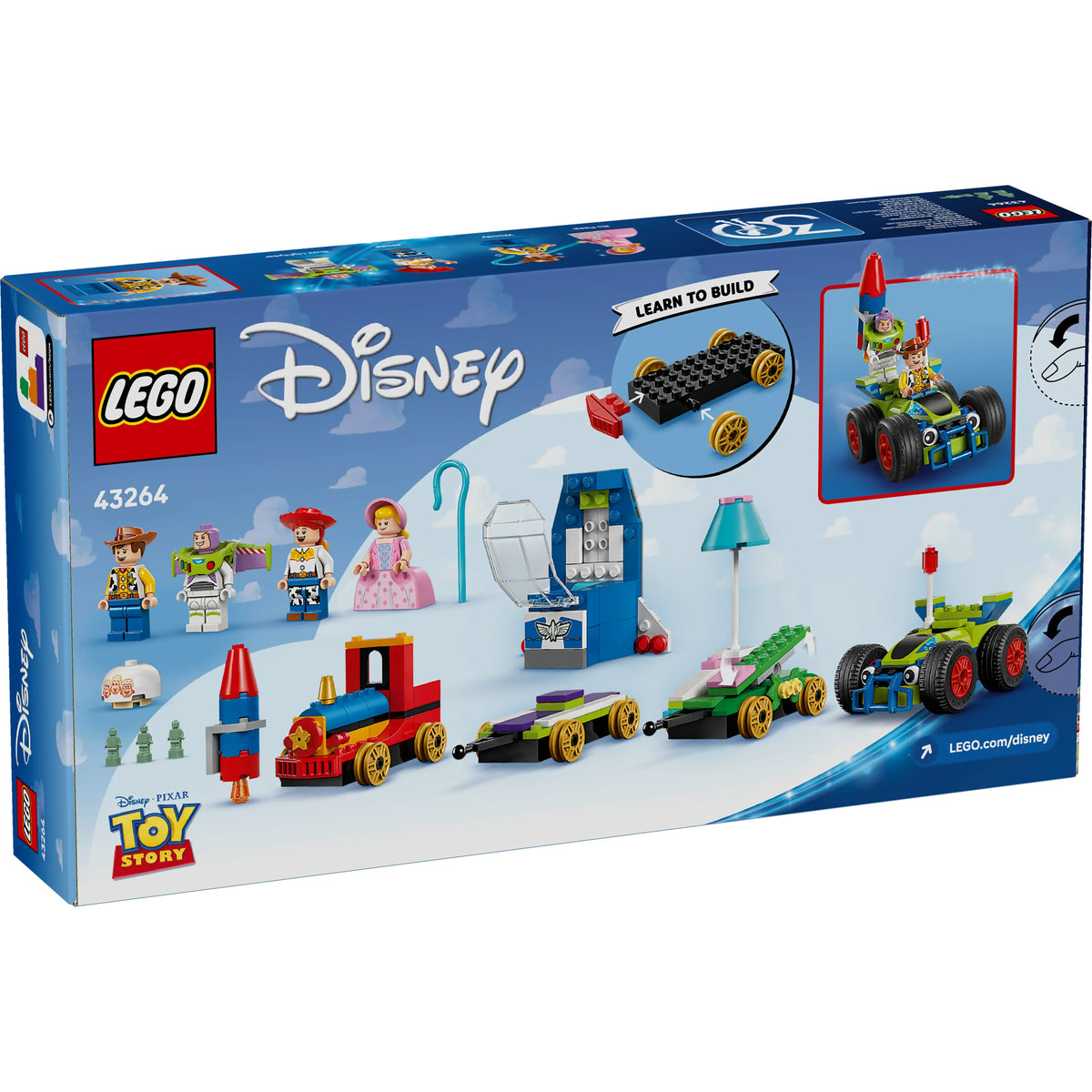 LEGO Disney Pixar Partyzug und das Auto RC aus Toy Story 43264