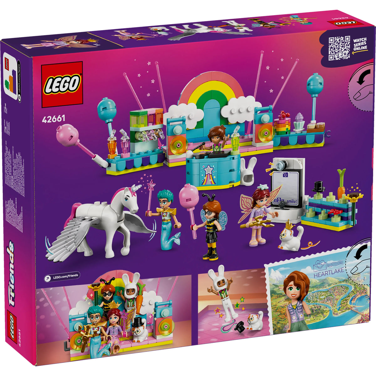LEGO Friends Kostümparty mit Einhorn und Fee 42661