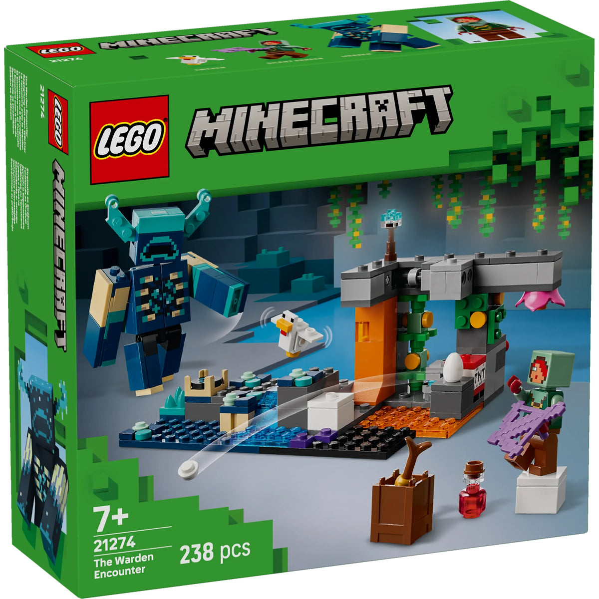 LEGO Minecraft Begegnung mit dem Wächter 21274