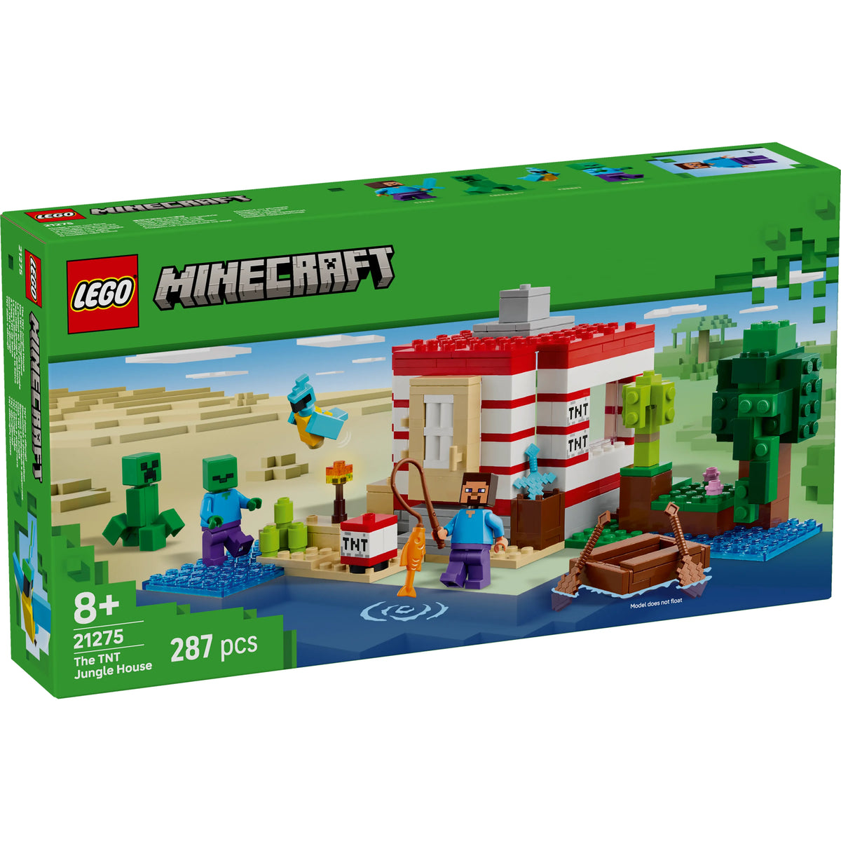 LEGO Minecraft Das TNT-Dschungelhaus 21275