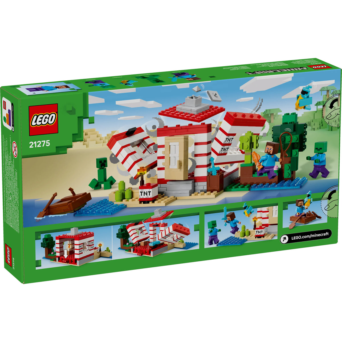 LEGO Minecraft Das TNT-Dschungelhaus 21275
