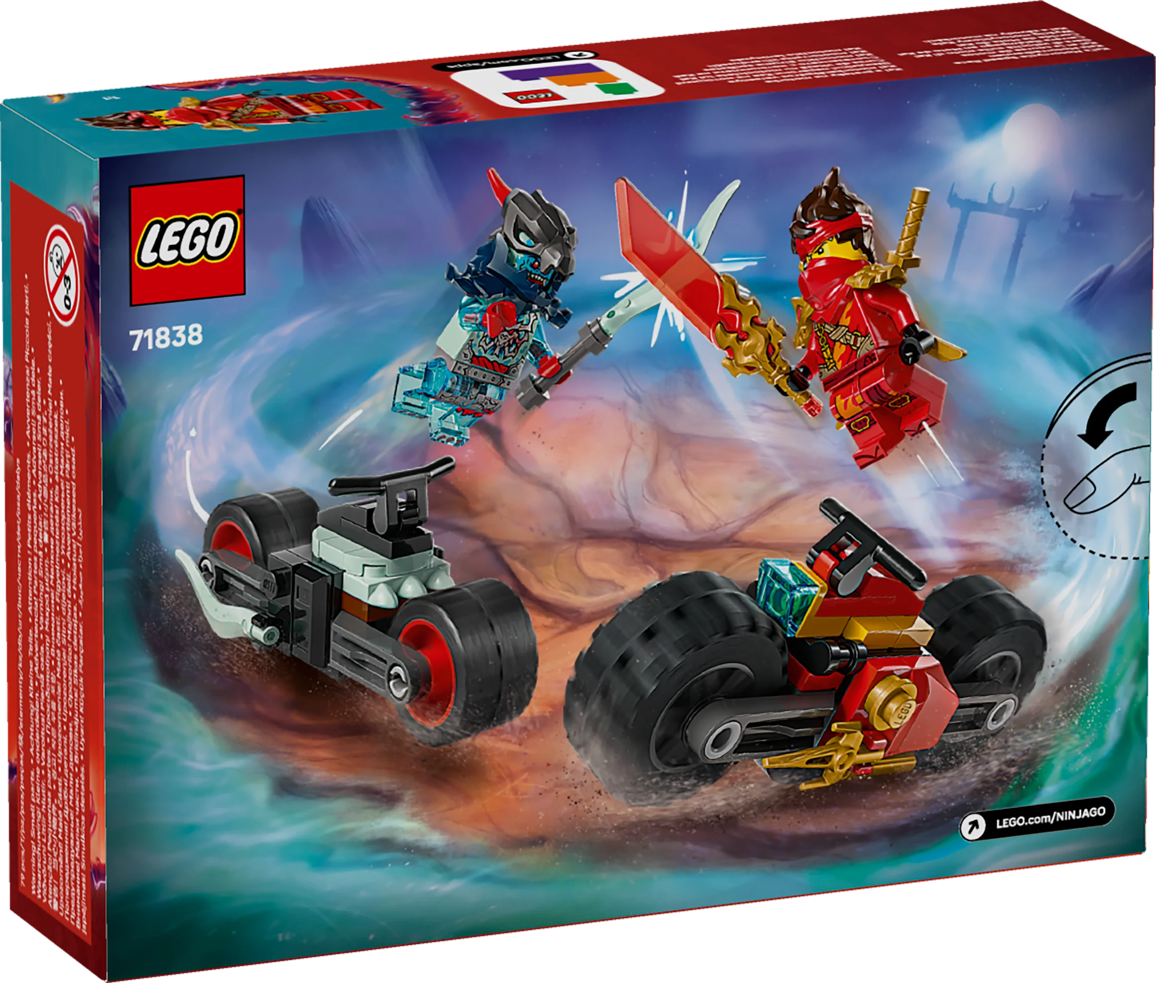 LEGO Ninjago Kais Motorradrennen 71838