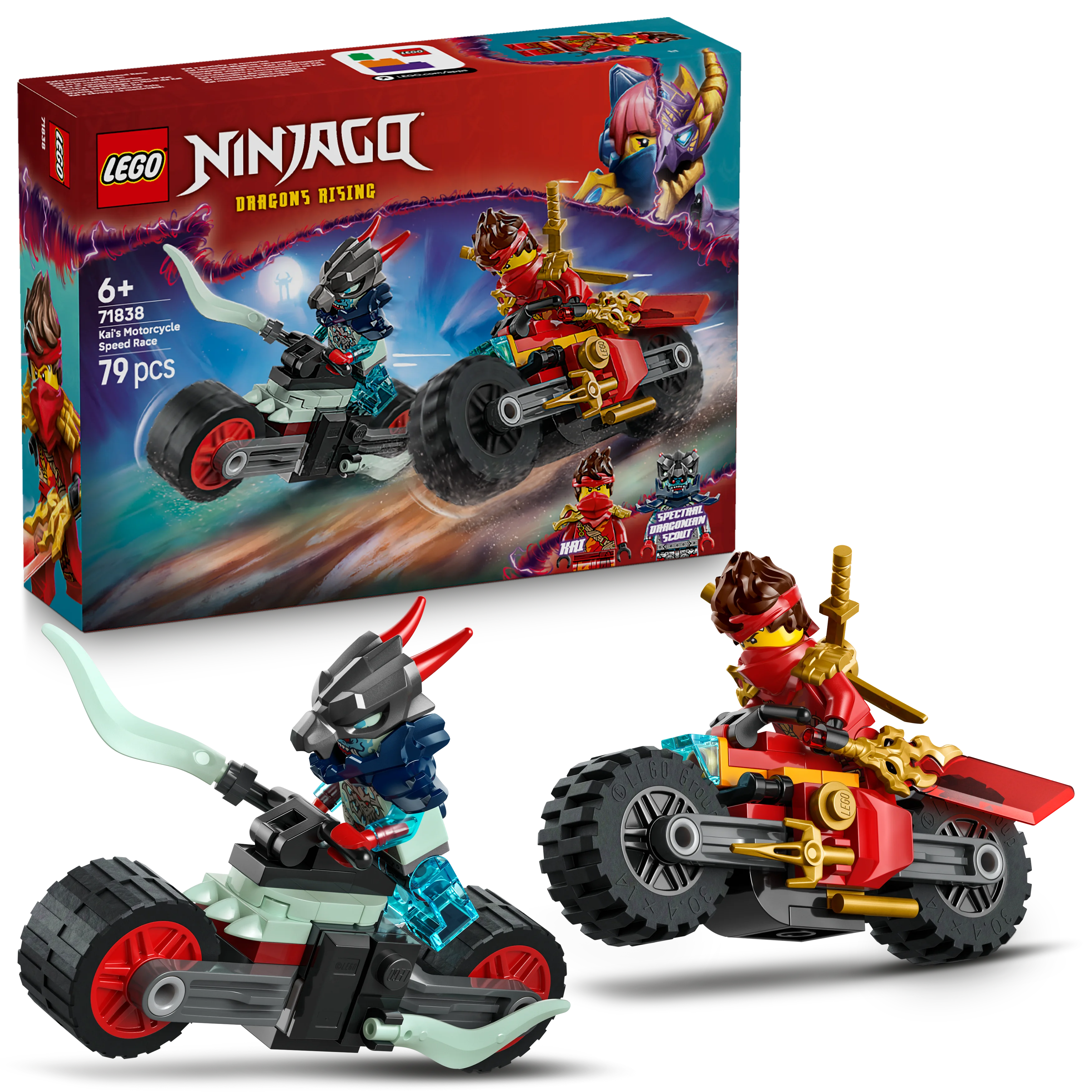 LEGO Ninjago Kais Motorradrennen 71838