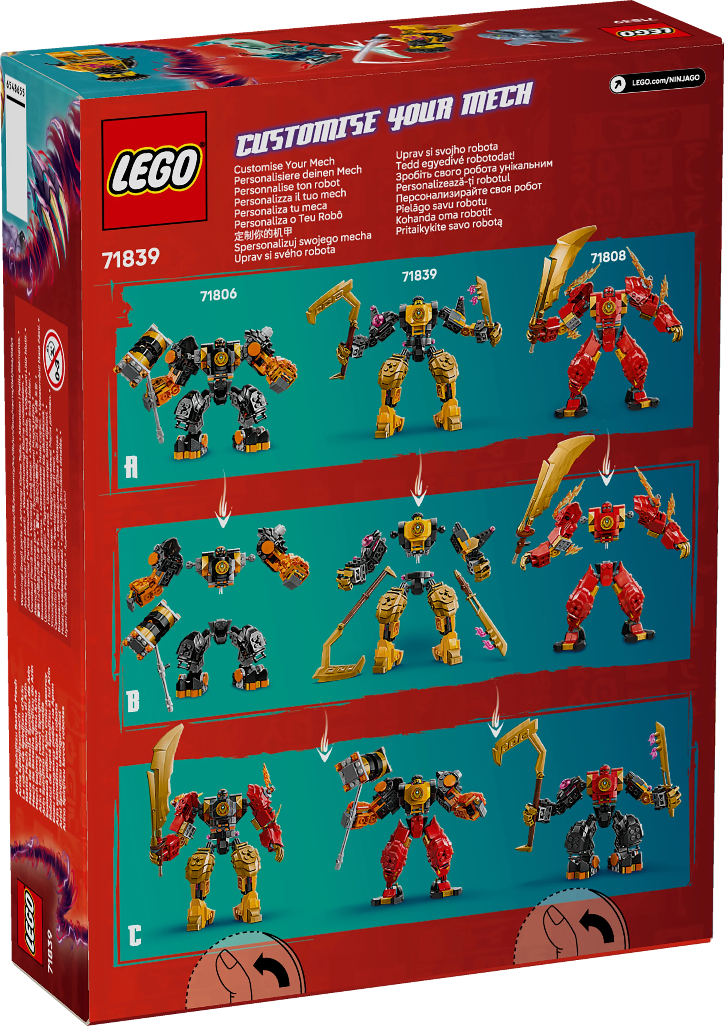 LEGO Ninjago Arins Spinjitzumech 71839