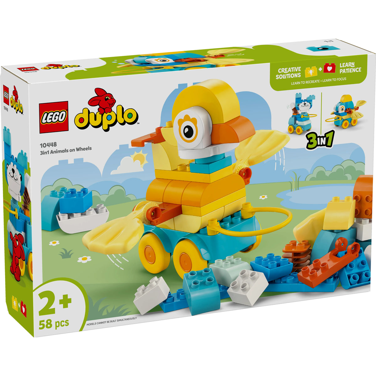 LEGO DUPLO Town Tiere auf Rädern 3-in-1-Set 10448