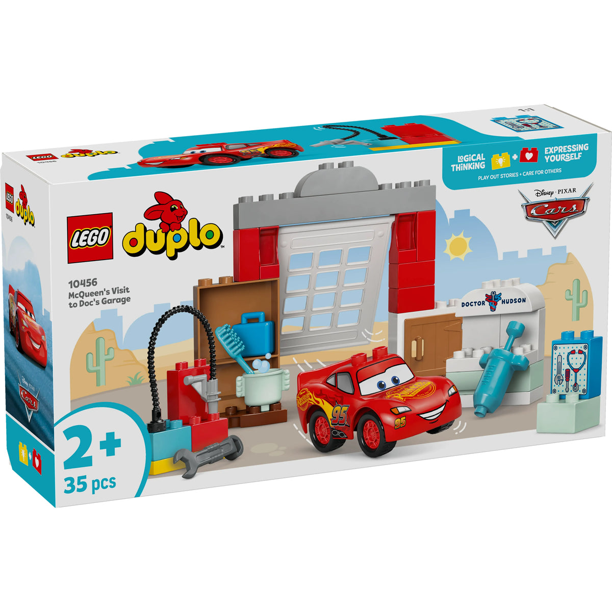 LEGO DUPLO Disney TM McQueens Besuch in Docs Werkstatt 10456