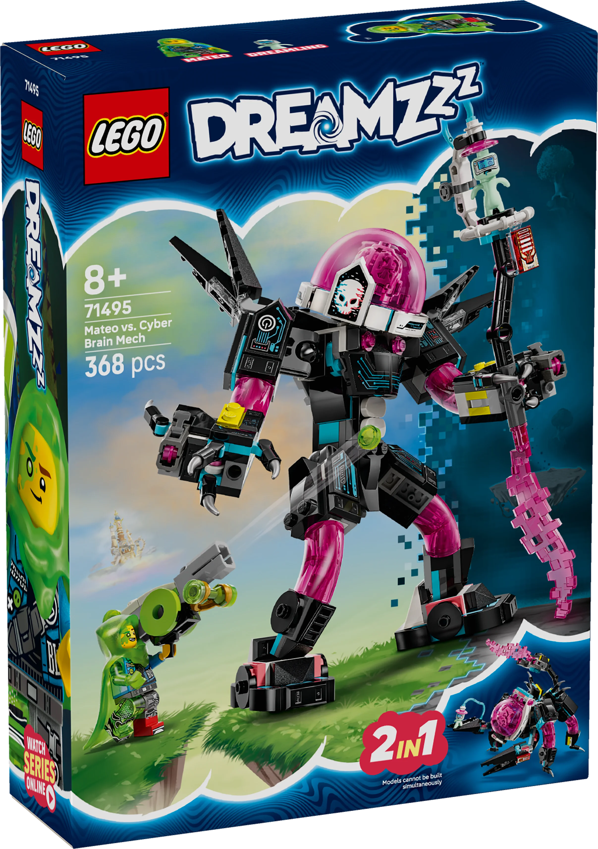 LEGO DREAMZzz Mateo vs. Cyberhirn-Mech 71495