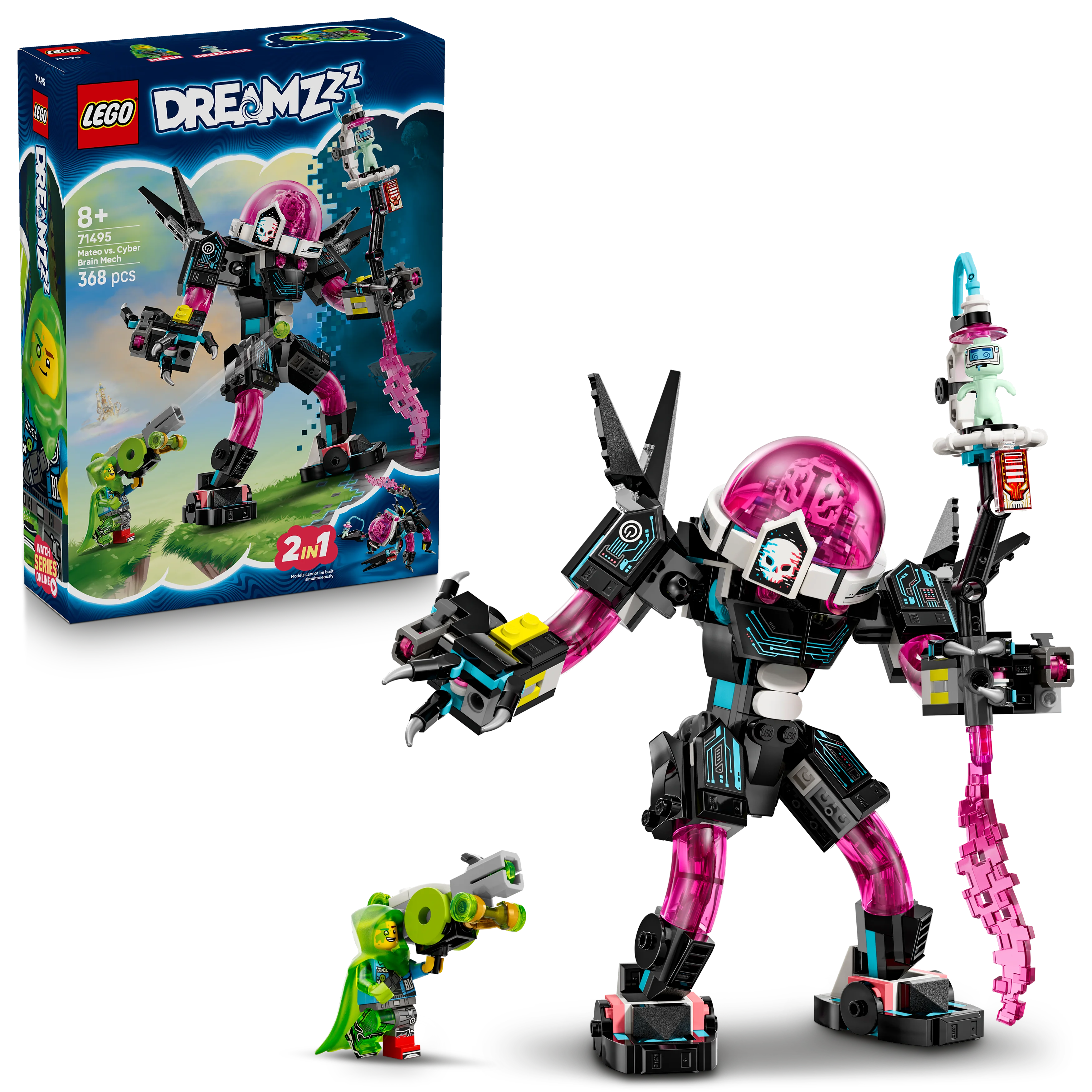 LEGO DREAMZzz Mateo vs. Cyberhirn-Mech 71495