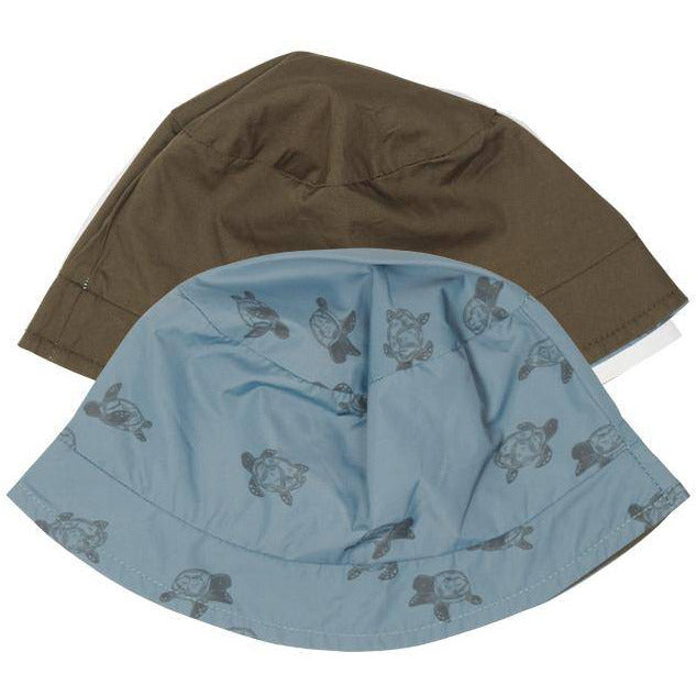 Little Dutch Wendebarer Sonnenhut Turtle Island / Olive - size 2