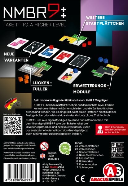 Abacus Spiele NMBR 9 Plus