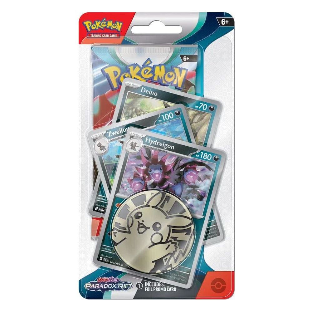 Pokémon-EN SV04 Paradox Rift Premium Checklane Blister