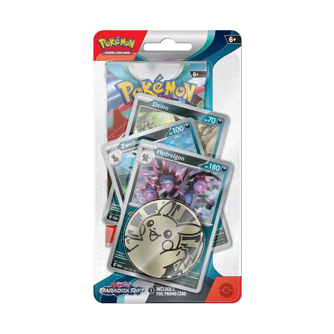 Pokémon-EN SV04 Paradox Rift Premium Checklane Blister