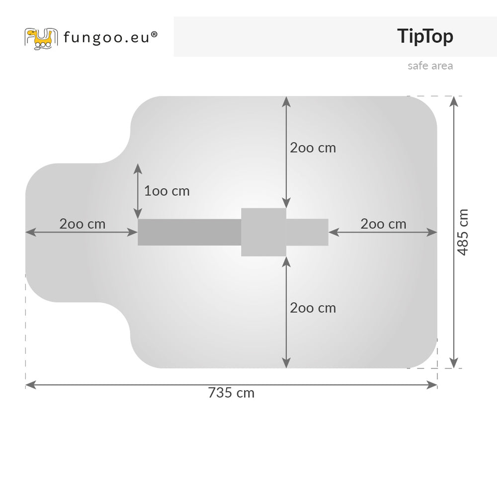 Fungoo TIPTOP slide GREEN