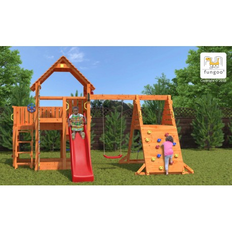 Fungoo SET BIG LEADER SPIDER RED slide RED