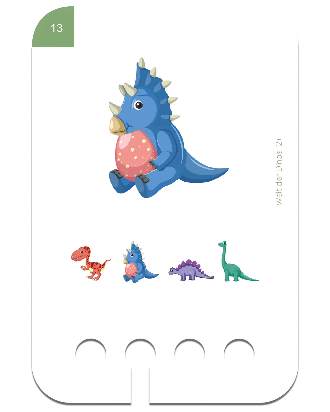 Kölner Lernspielverlag Neu: Erste Übungen - Welt der Dinos 2+