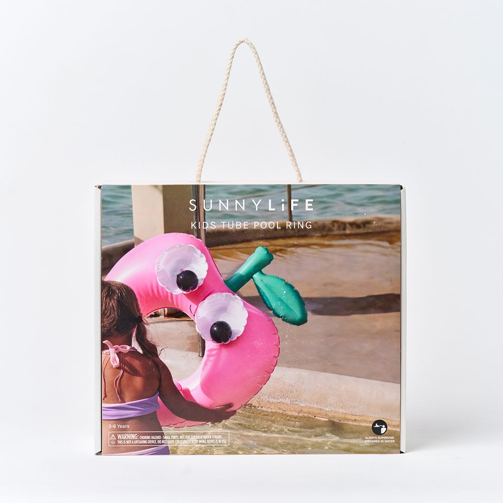 Sunnylife Schwimmring Poppy the Peach Red