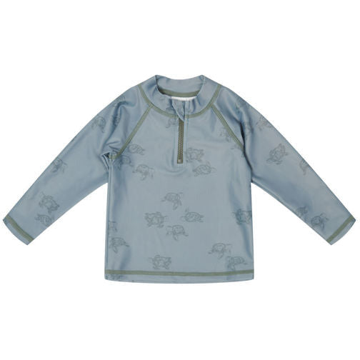 Little Dutch Schwimm T-Shirt langärmlig Turtle Island Olive - 86/92