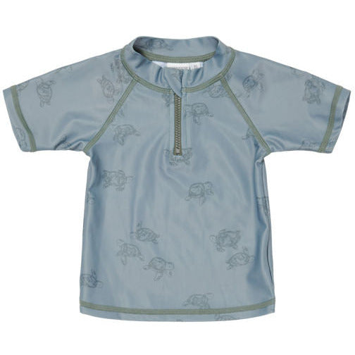 Little Dutch Schwimm T-Shirt kurzärmlig Turtle Island Olive - 74/80