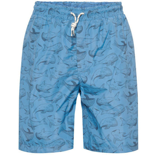 Little Dutch Badeshorts PapaSea Life Blue - S/M