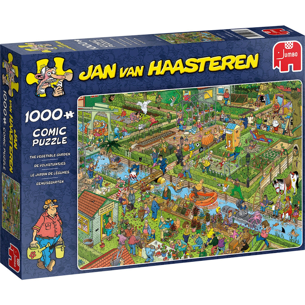 Puzzle Jan van Haasteren Gemüsegarten 1000 Teile, 68x49 cm, ab 12 Jahren