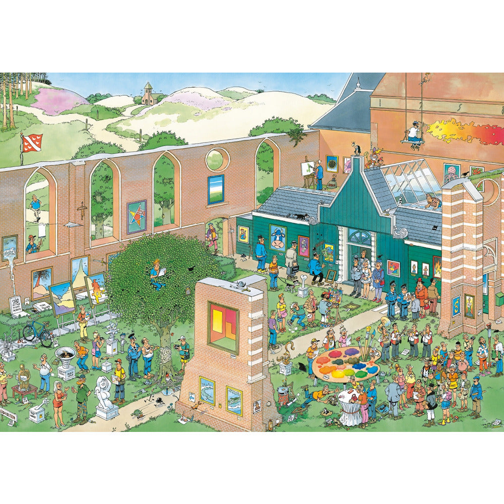 Puzzle Jan van Haasteren - Der Kunstmarkt
