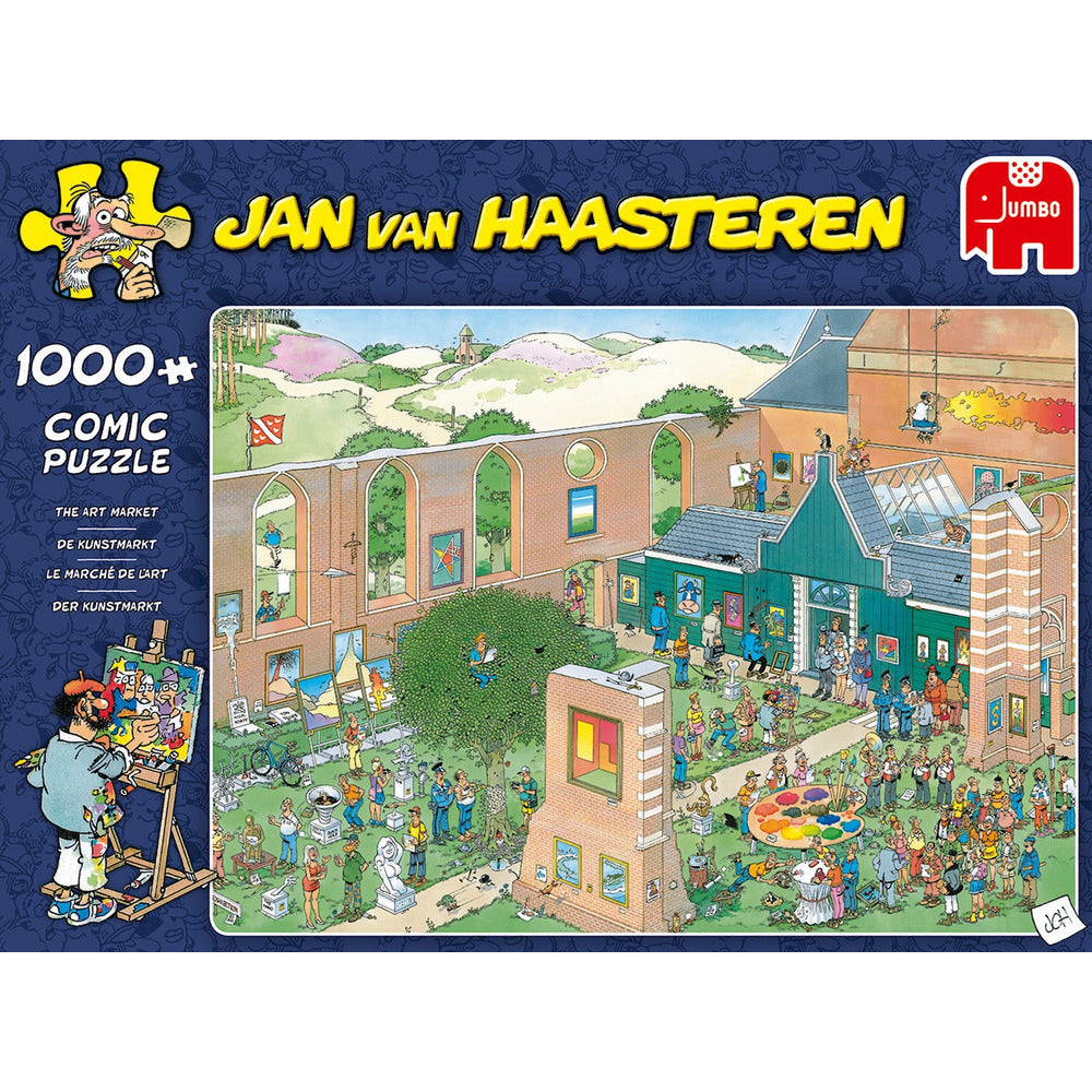 Puzzle Jan van Haasteren - Der Kunstmarkt