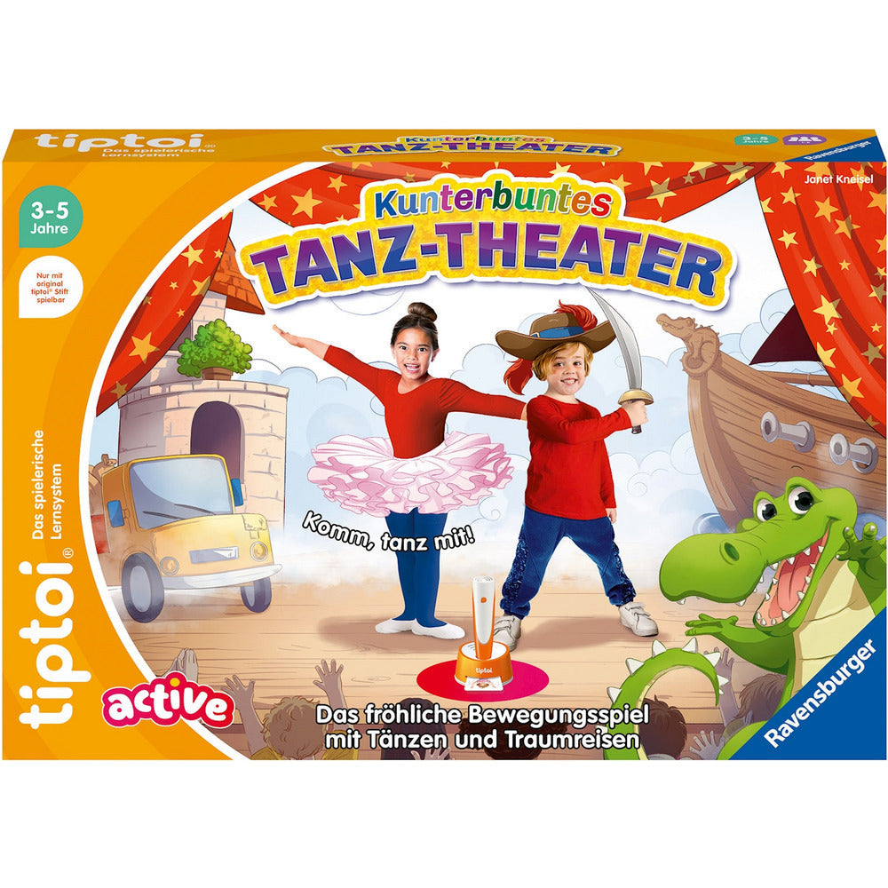 Tiptoi Tanz-Theater Set, d ACTIVE, Bewegungsspiel, Laut- sprecher, ohne Stift, ab 3 J.