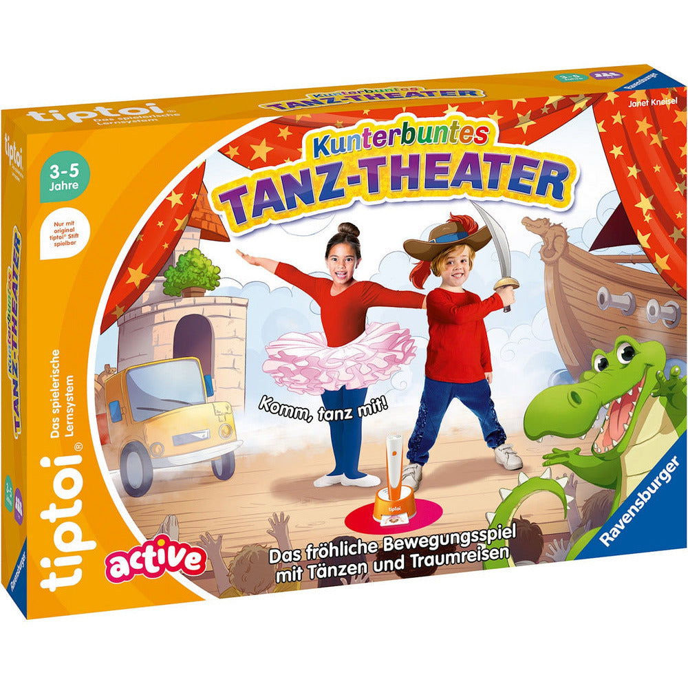 Tiptoi Tanz-Theater Set, d ACTIVE, Bewegungsspiel, Laut- sprecher, ohne Stift, ab 3 J.