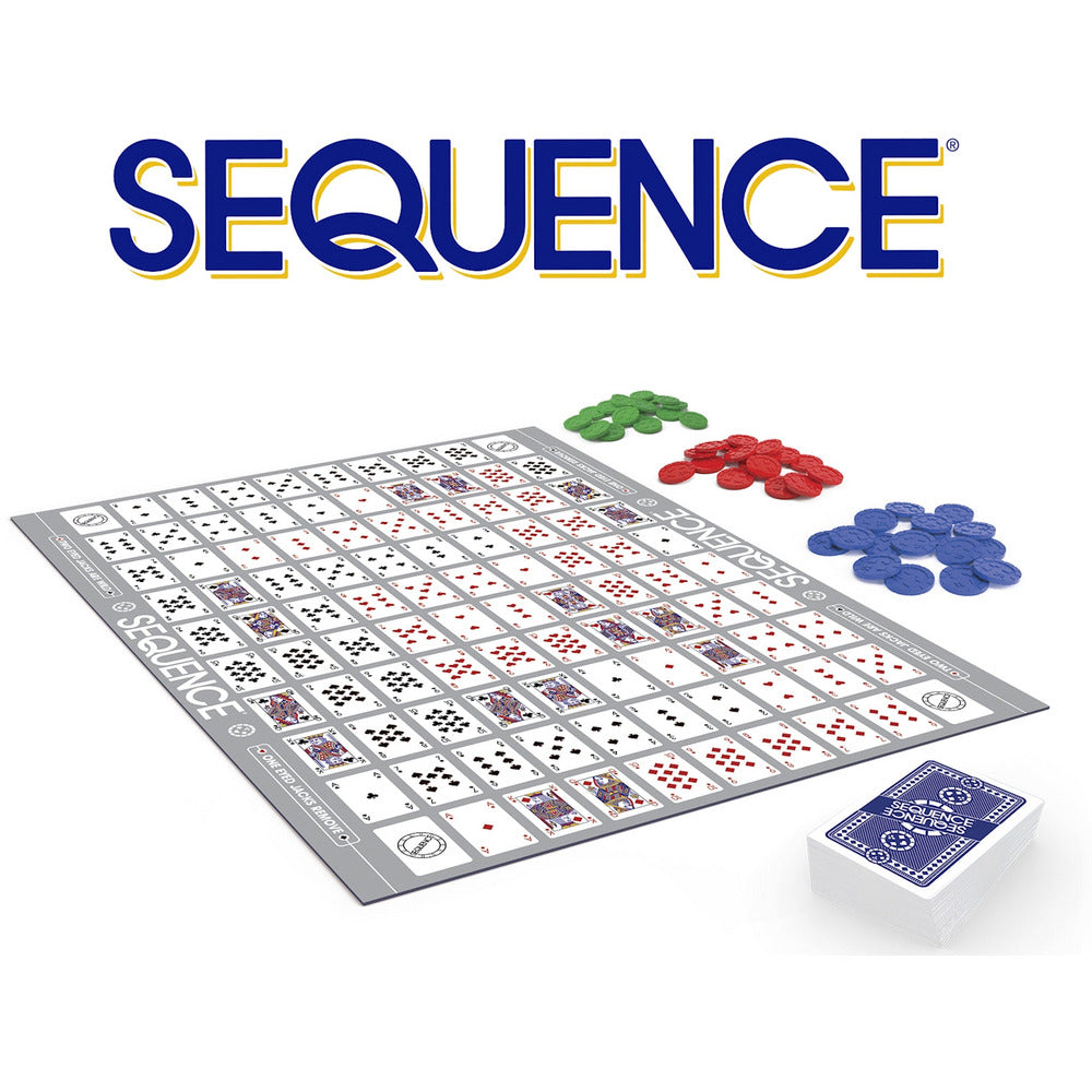 Sequence Classic, d/f/i ab 7 Jahren, 2-12 Spieler, Glücks- und Strategiespiel