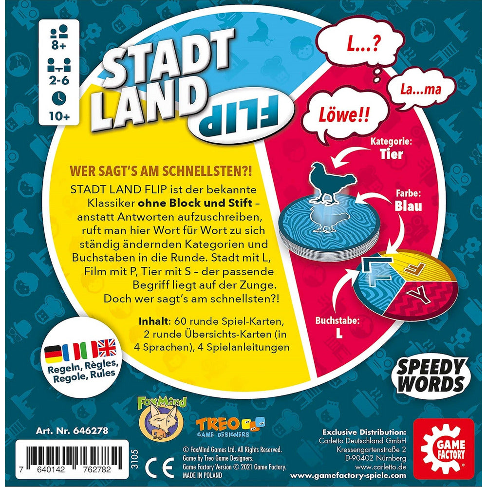 Game Factory Stadt Land Flip